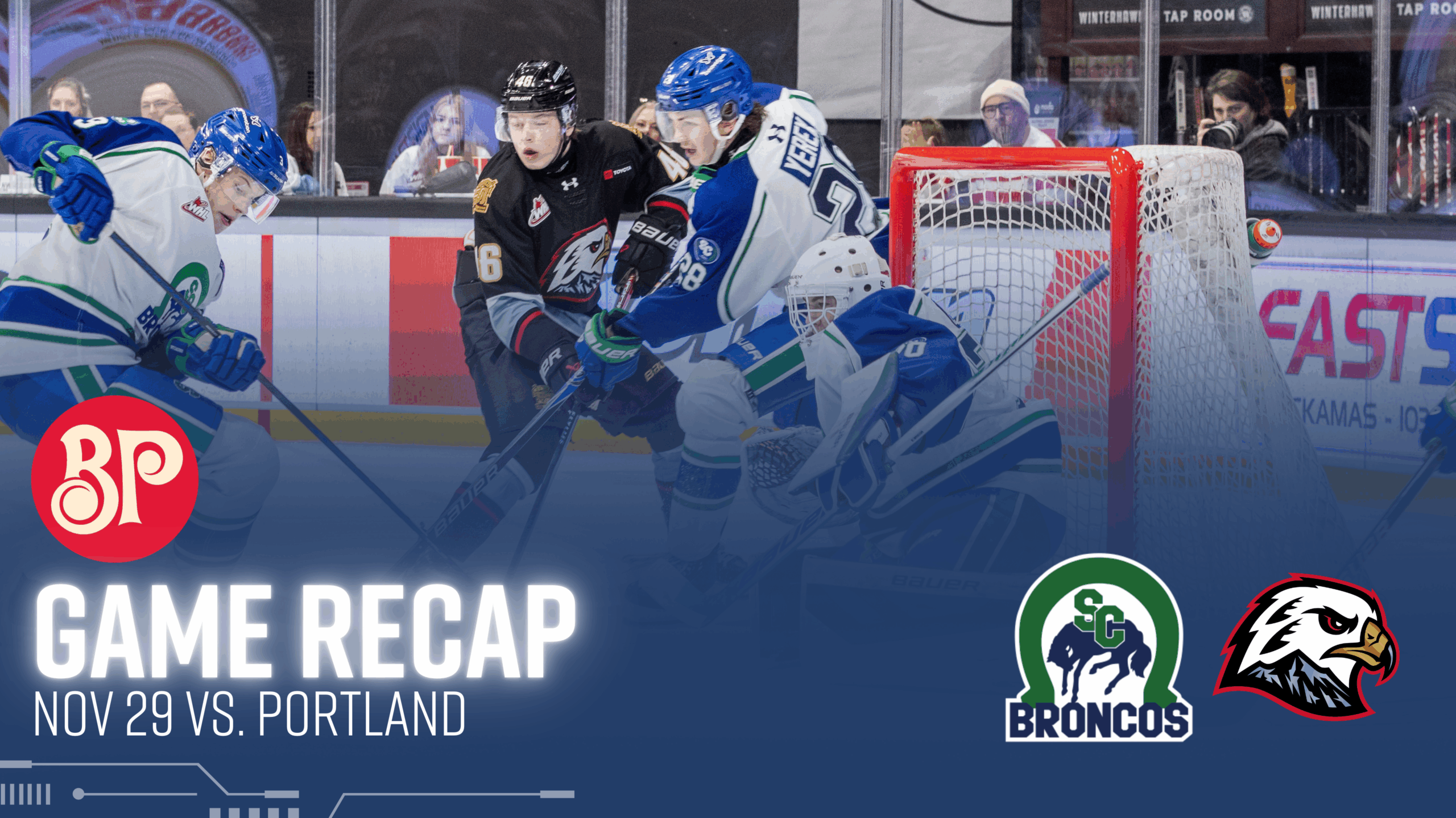 Boston Pizza Game Recap: Broncos Fall to Portland 7-2 on Road