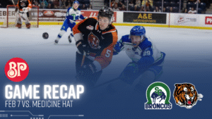 Boston Pizza Game Recap: Broncos Fall to Tigers in Season Series Finale