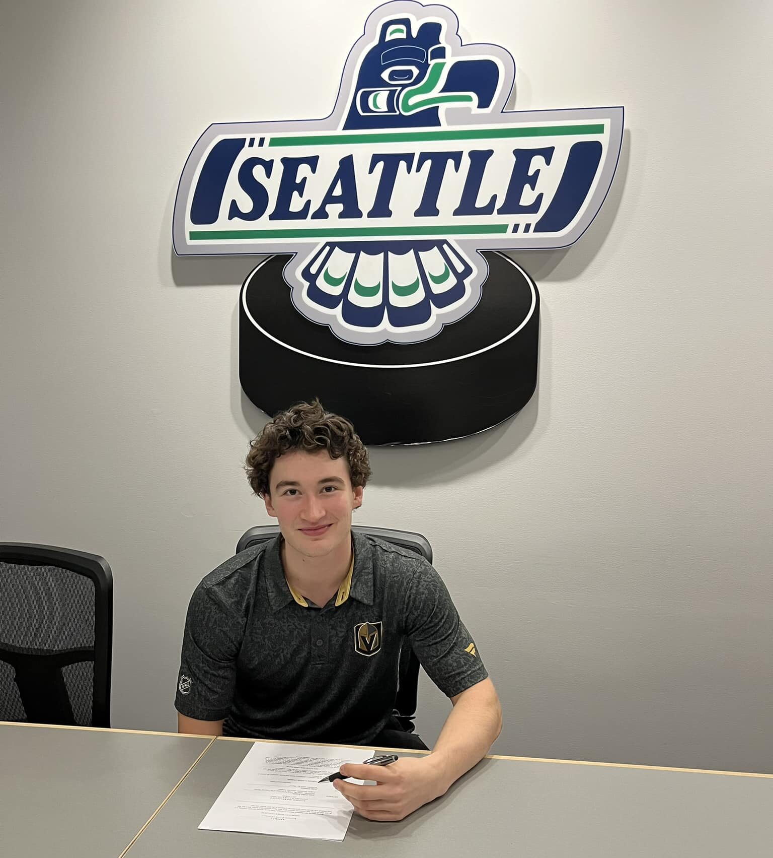 Gustafson Signs with the Golden Knights BVM Sports