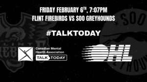 Soo Greyhounds Host Mental Health Awareness Game with CMHA