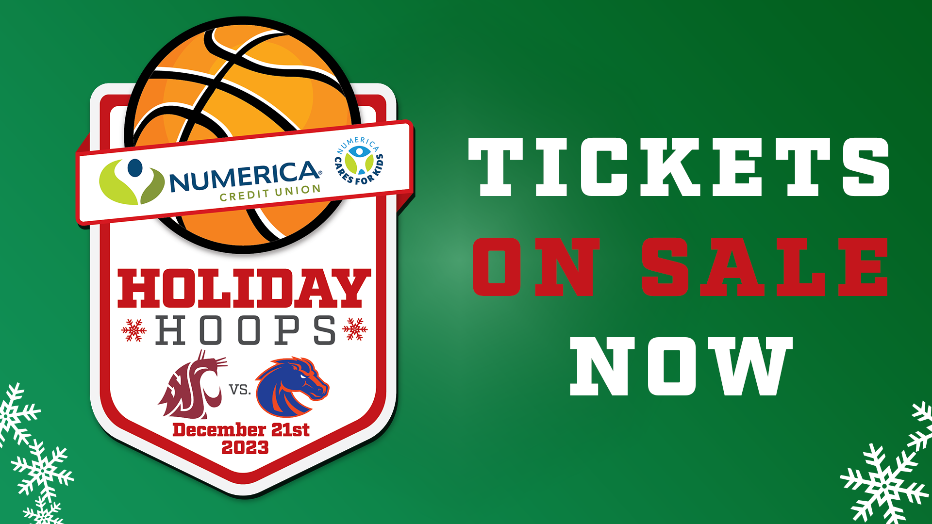 Numerica Holiday Hoops benefitting CARES For Kids on sale now