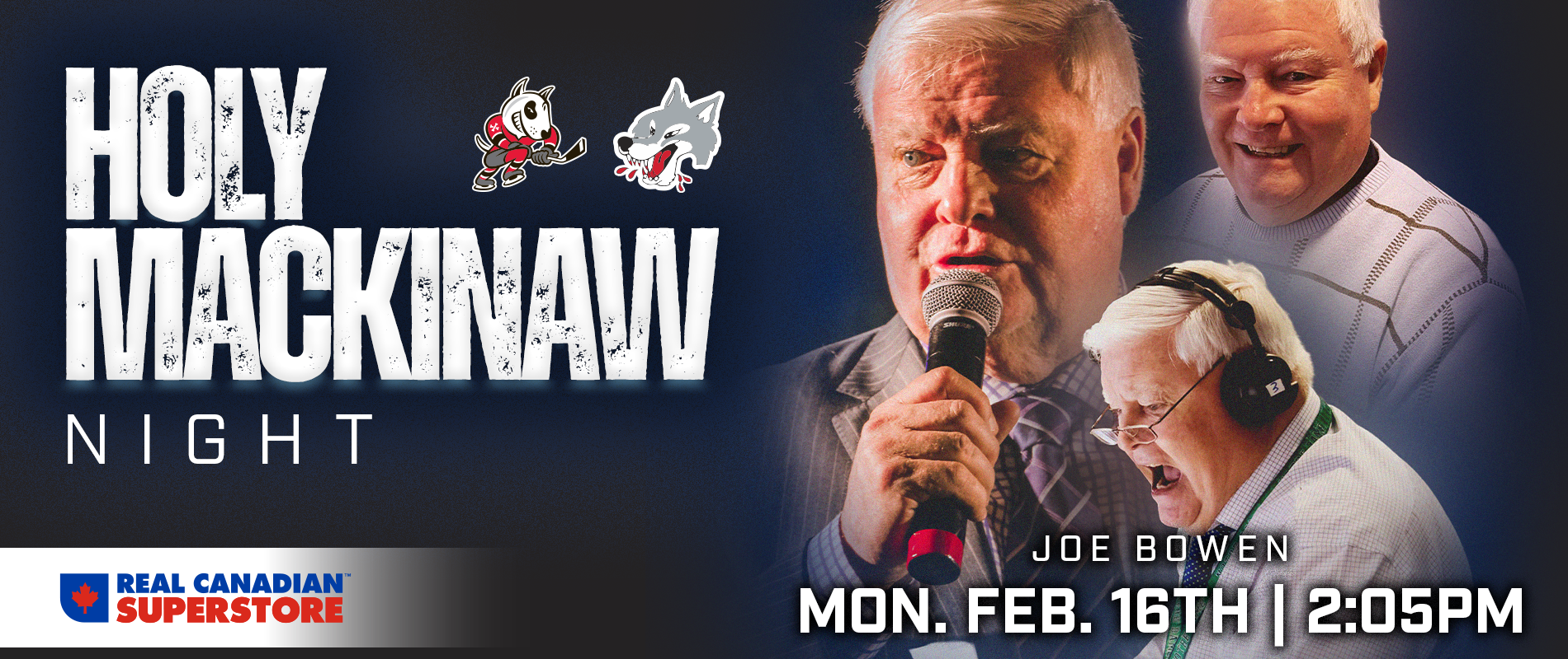 Holy Mackinaw Night - Monday, February 16th at 2:05 PM