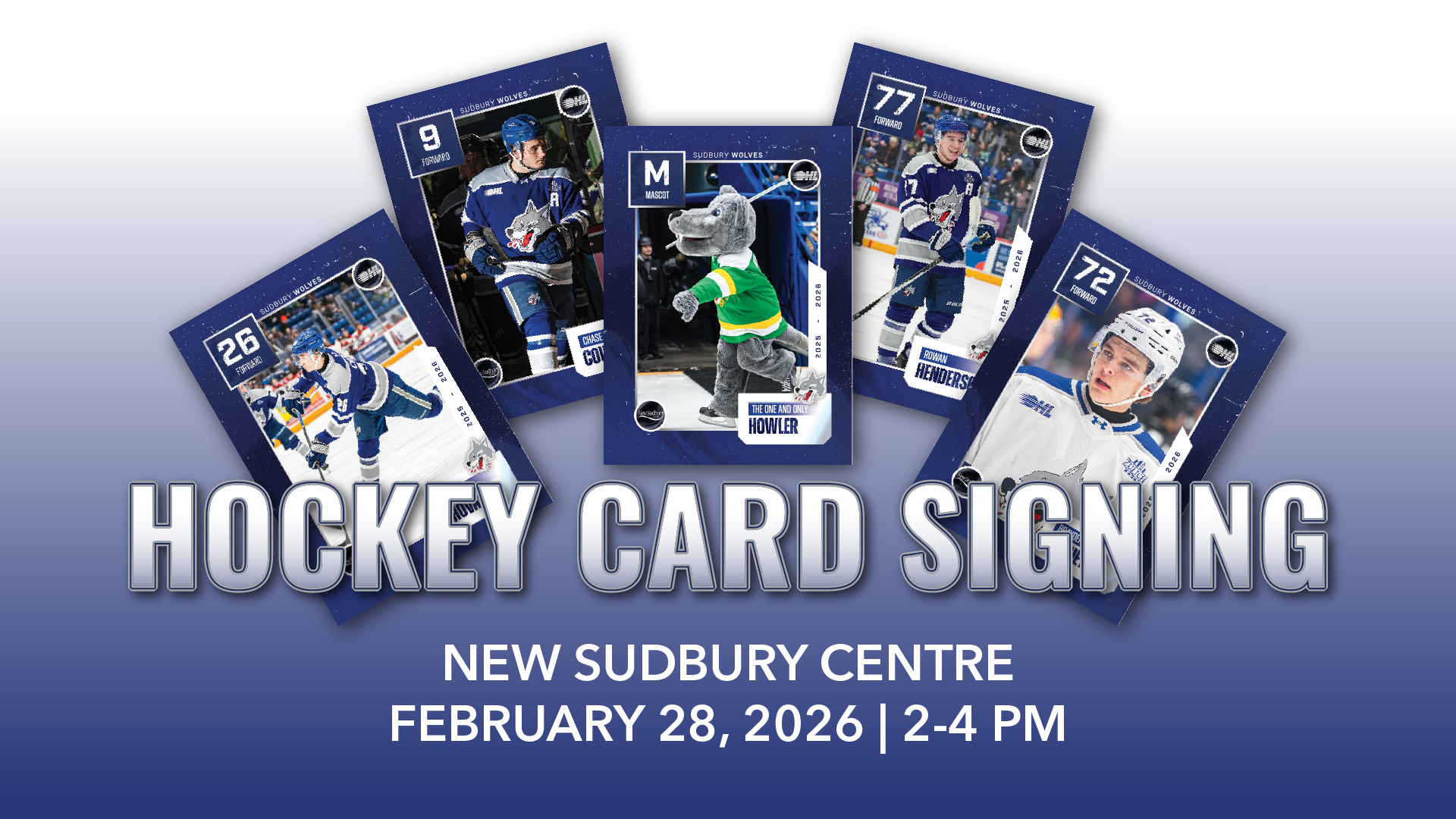Hockey Card Signing New Sudbury Centre February 28, 2026 from 2-4 PM