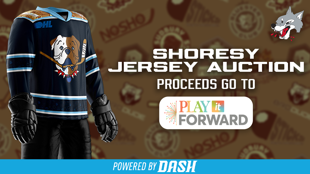 Shoresy Jersey Auction: Proceeds go to Play it Forward