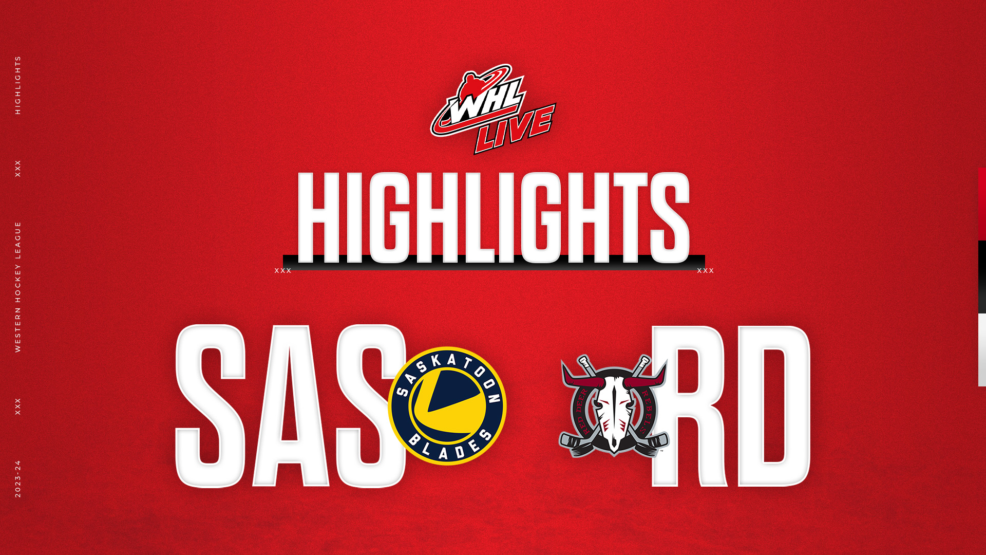 Blades at Rebels 10/21 WHL Highlights 202324 Western Hockey League
