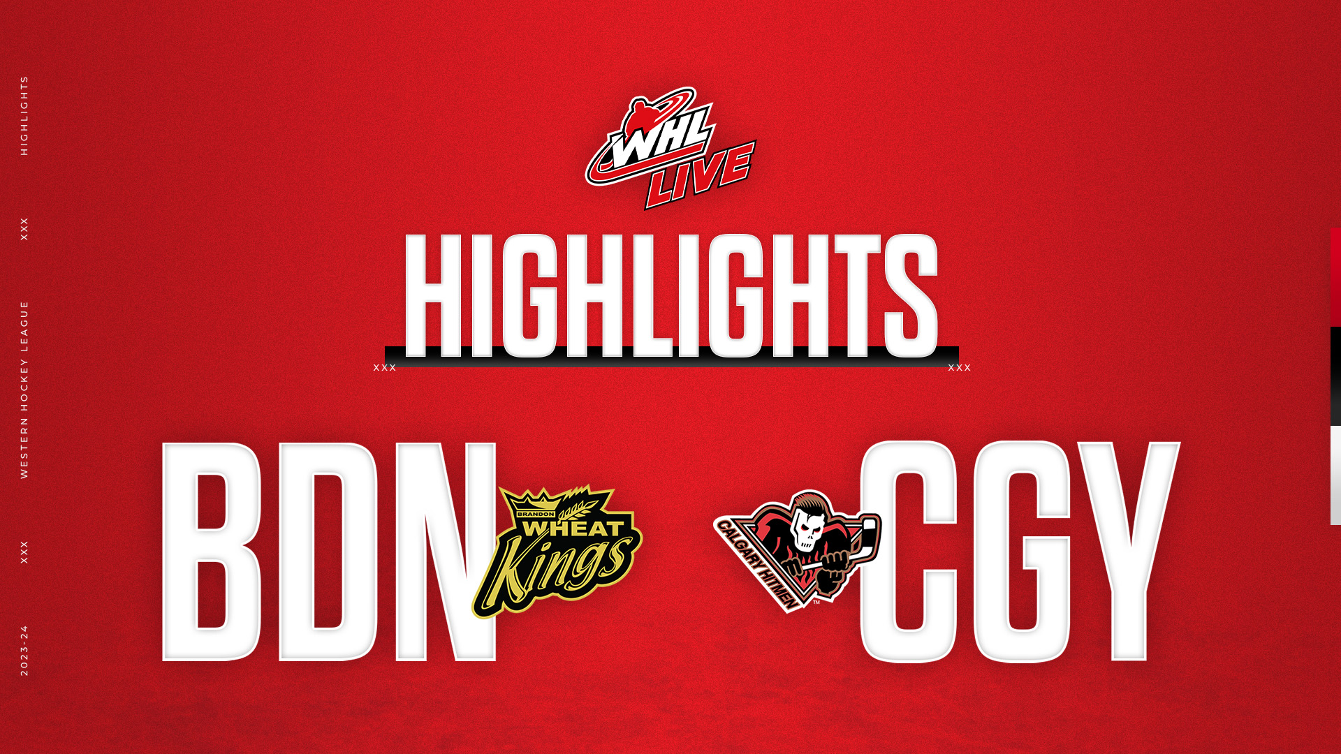Wheat Kings at Hitmen 1/26 WHL Highlights 202324 Western Hockey League