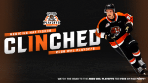 Medicine Hat Tigers Clinch Berth In 2026 WHL Playoffs
