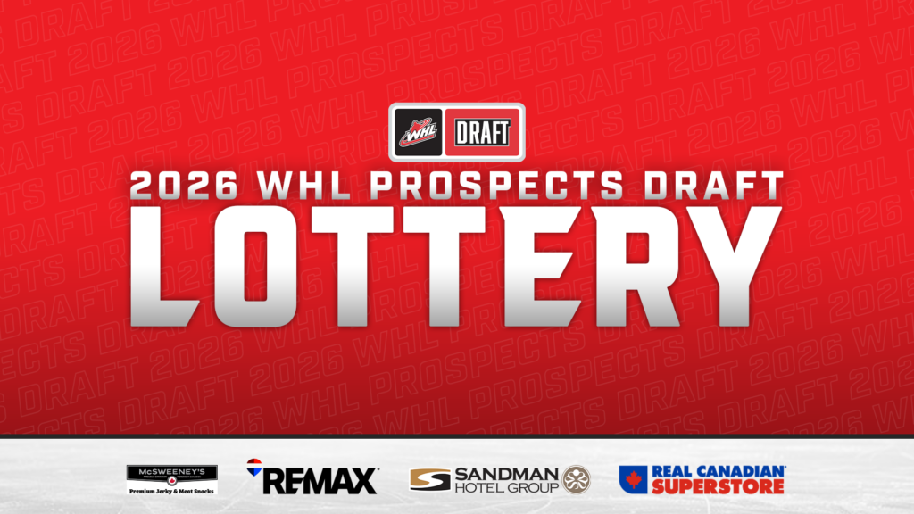 The 2026 WHL Prospects Draft Lottery will involve the seven non-playoff Clubs from the 2025-26 WHL Regular Season – Lethbridge, Swift Current, Vancouver, Wenatchee, Moose Jaw, Tri-City, and Victoria. A Club may only move up a maximum of two positions in the WHL Prospects Draft.