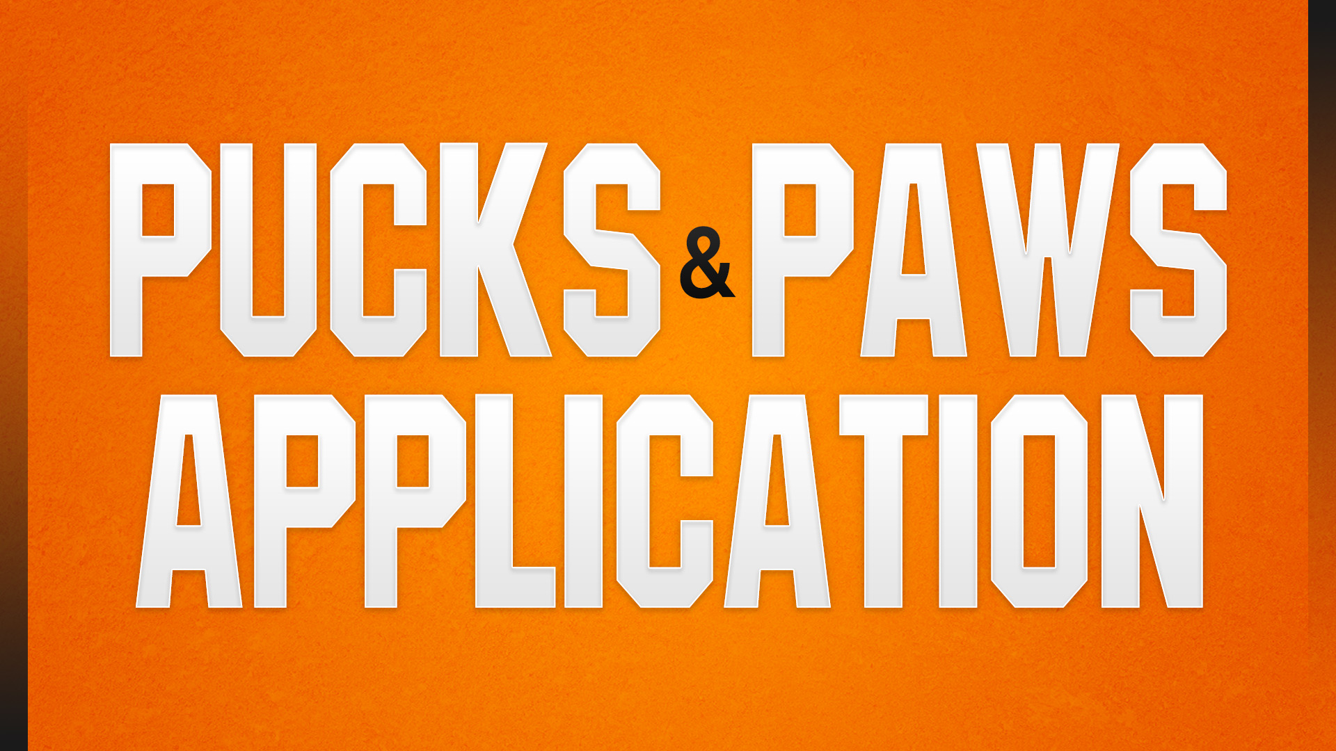 Pucks & Paws Application