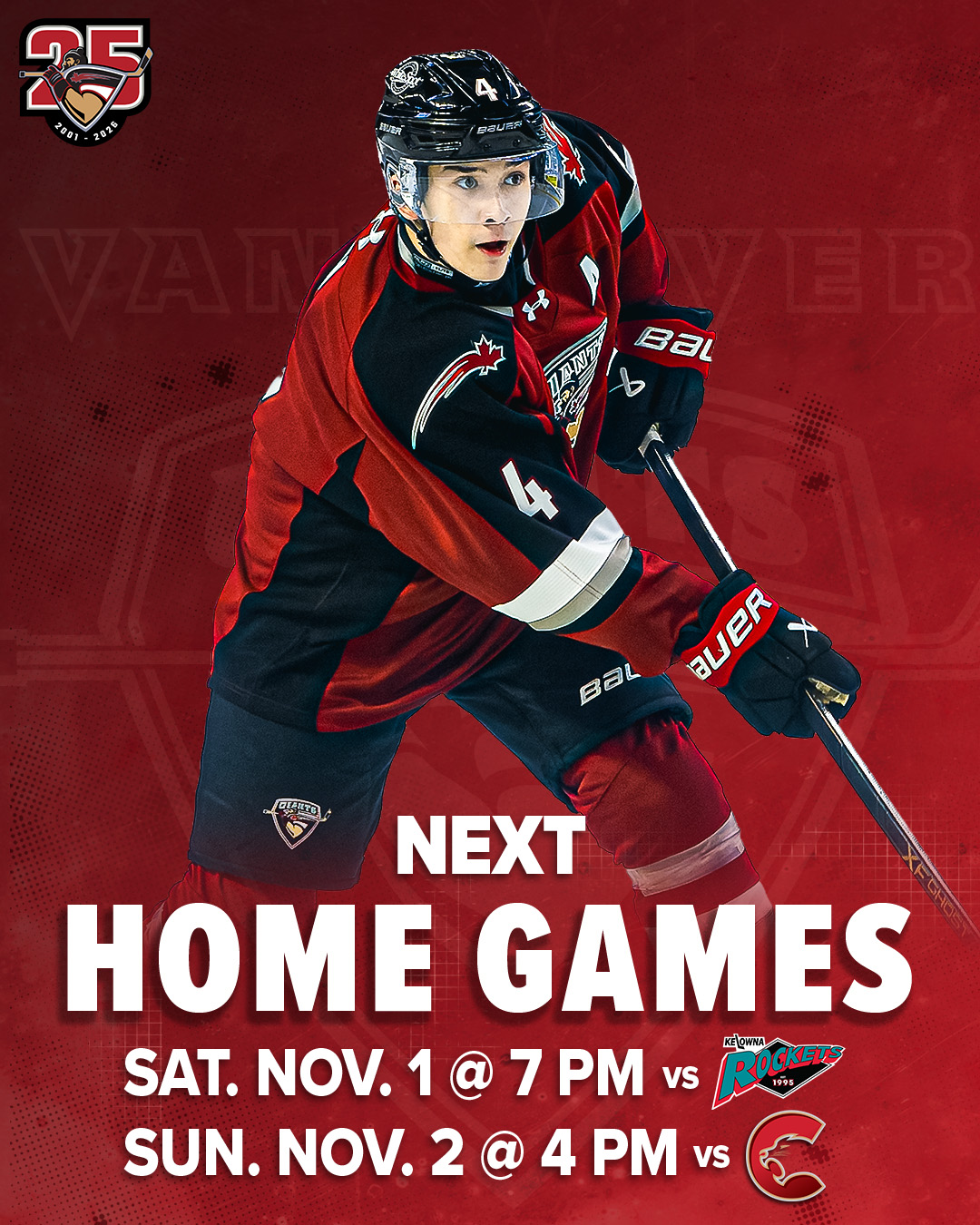 Regular Season Calendar Schedule - Vancouver Giants