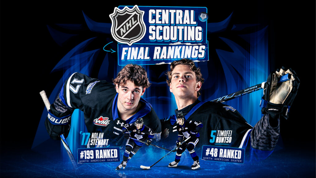 Runtso and Stewart Listed on NHL Central Scouting Final Rankings