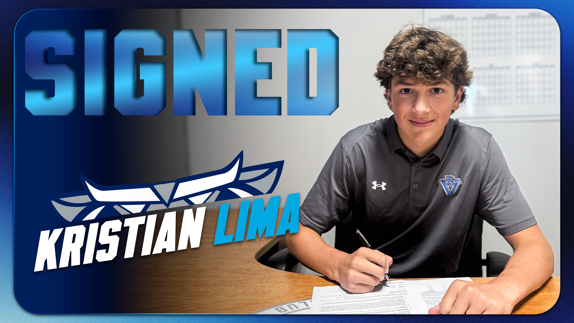 Royals Sign Kristian Lima to WHL Scholarship and Development Agreement