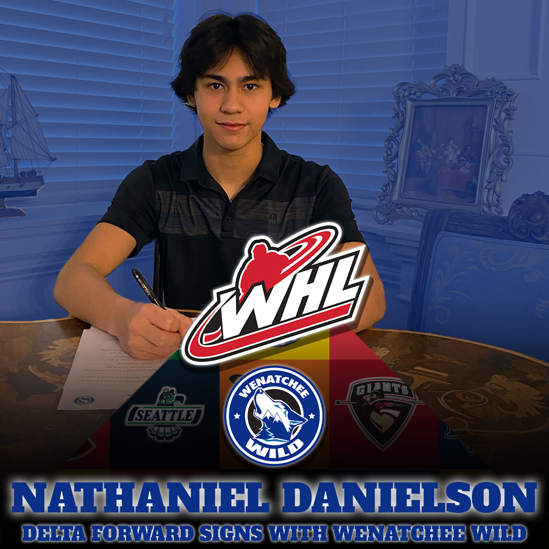 2023-24 WILD Square WHL Team Grid Nathaniel Danielson Delta