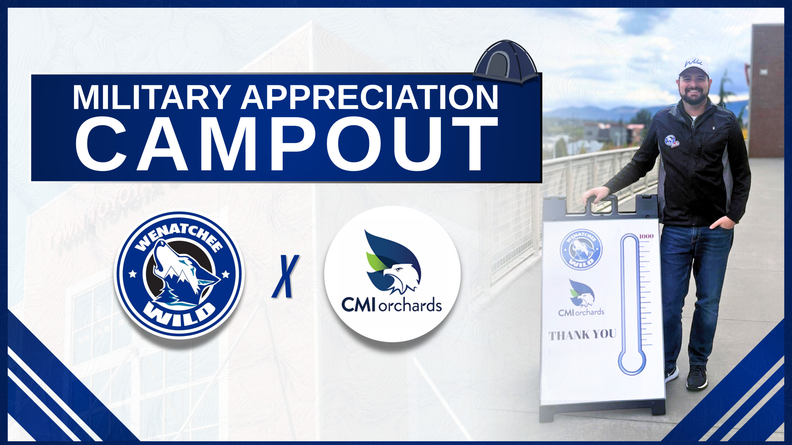 Davids Military Appreciation Campout Graphic