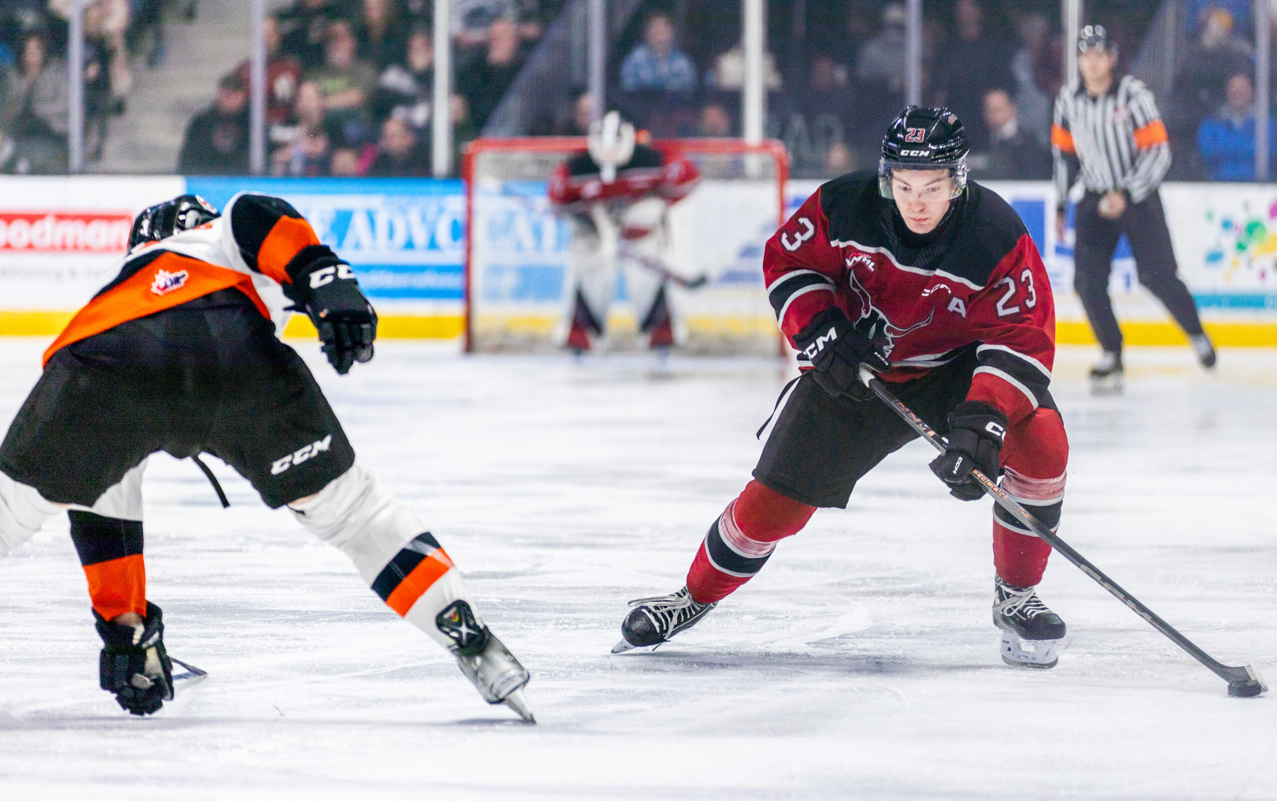 Jhett Larson's Hat Trick Leads Red Deer Rebels to 53 Victory Over