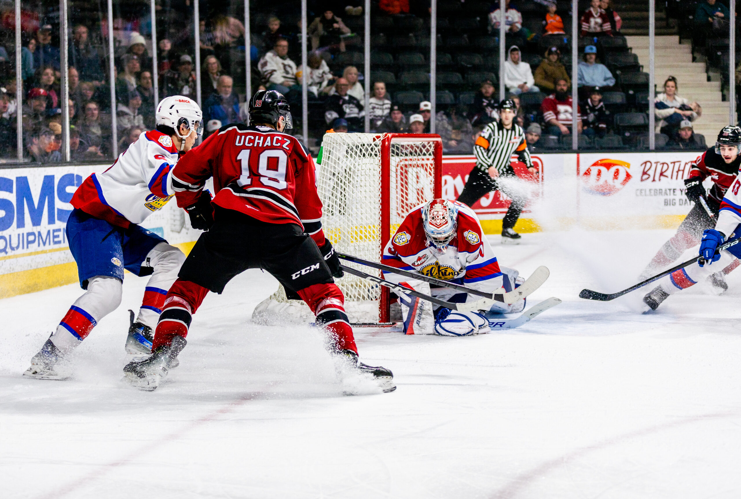 Red Deer Rebels Captain Kai Uchacz Records Hat Trick in 41 Win Over