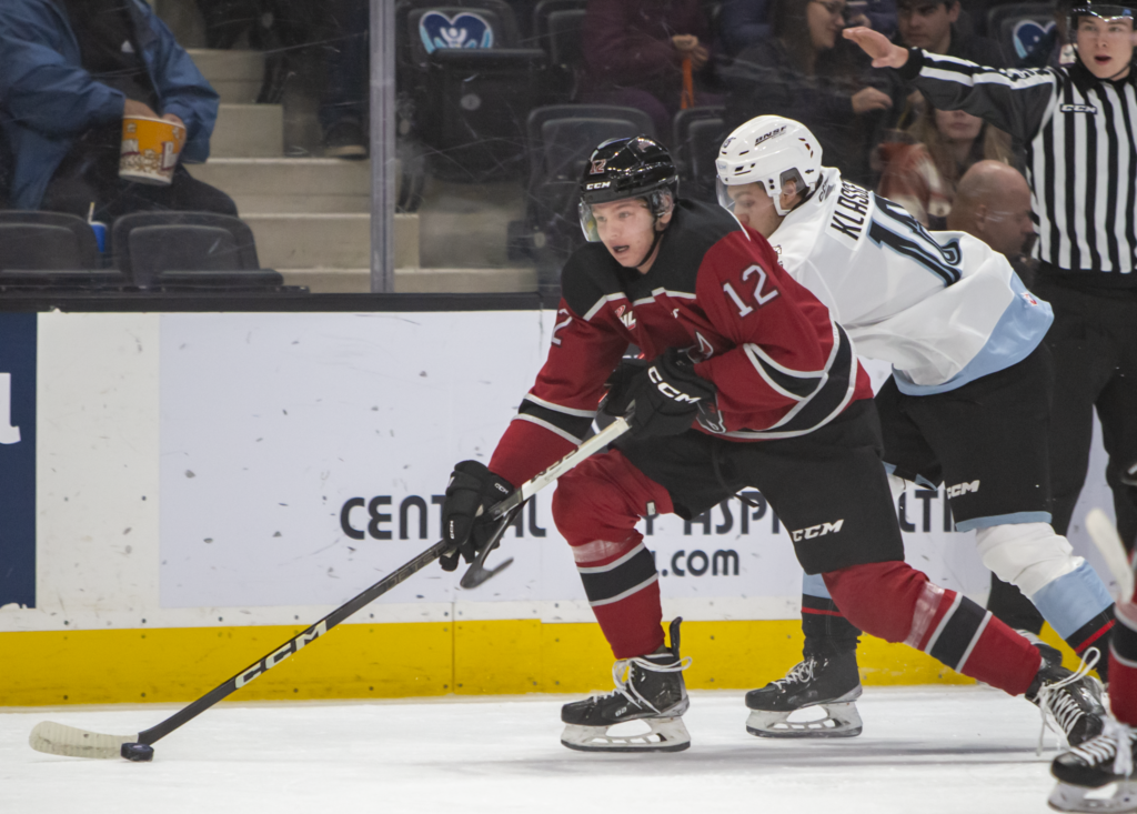 Carson Latimer makes a triumphant return to the Red Deer Rebels lineup