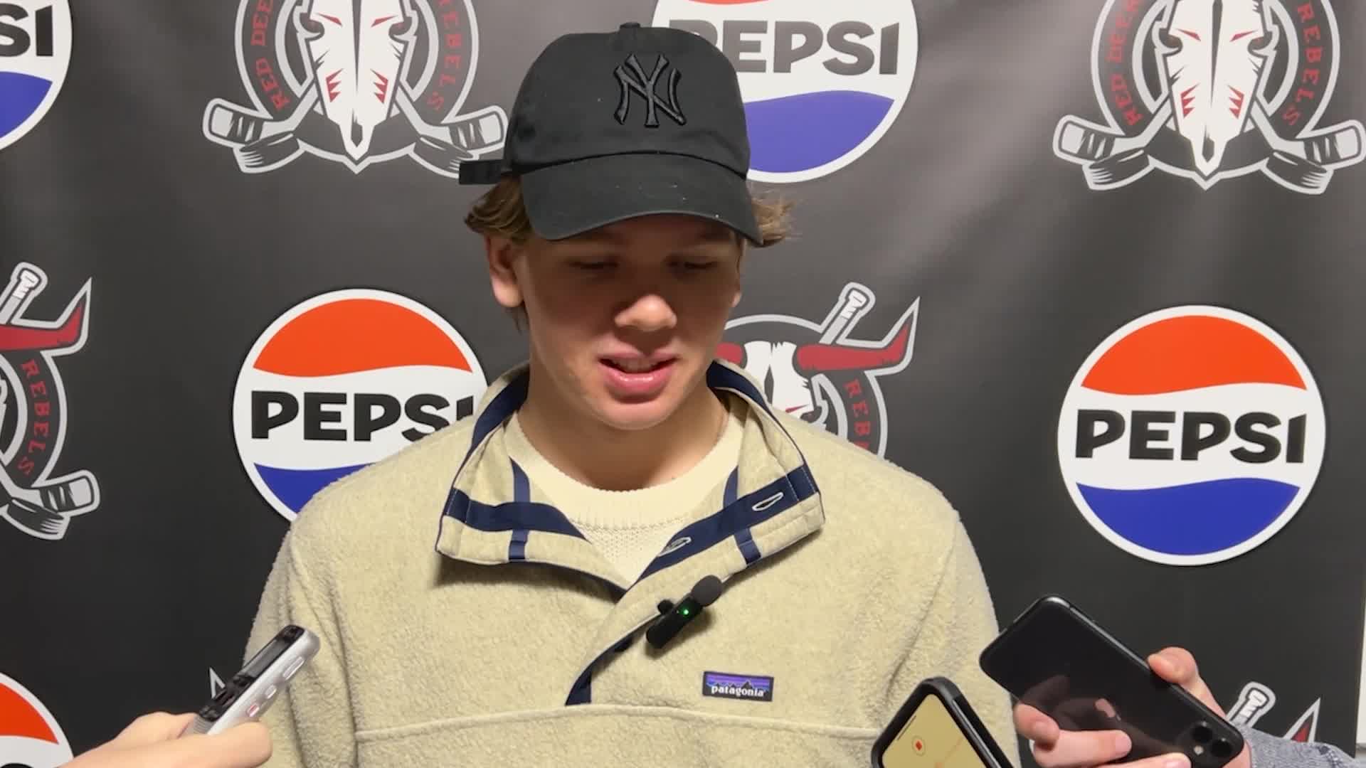 Carson Latimer April 19 Red Deer Rebels